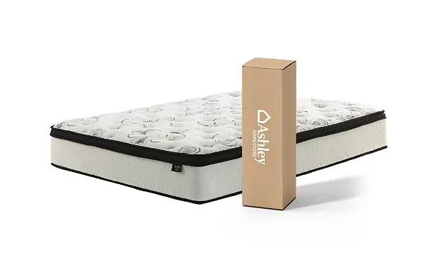 12 Inch Chime Hybrid Queen Mattress White by Ashley Furniture