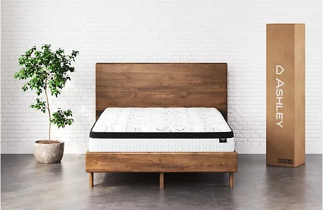 12 Inch Chime Hybrid Queen Mattress White by Ashley Furniture