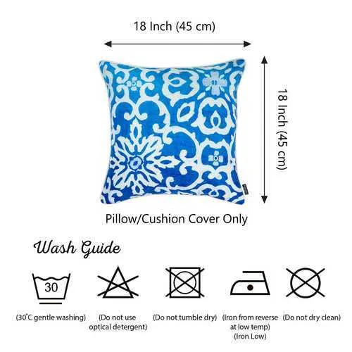 18"x 18" Blue Sky Tile Decorative Throw Pillow Cover Printed