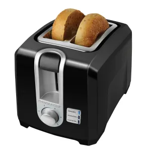 2-Slice Toaster, Extra Wide Slots, Black