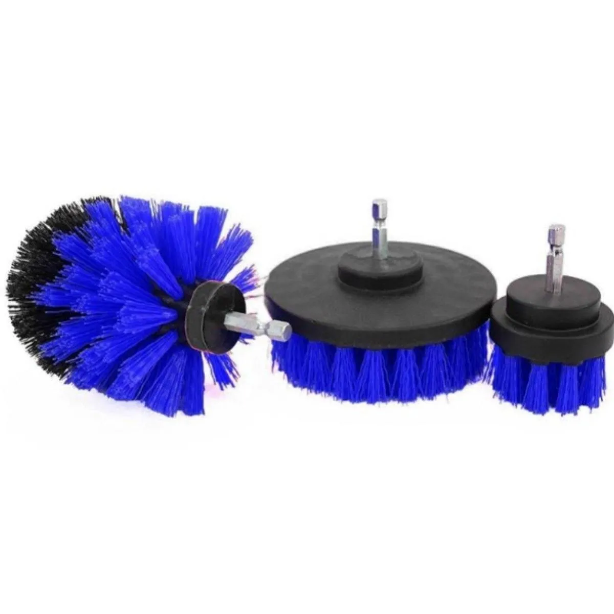 3Pcs/Set Drill Scrubber Brush All-Purpose Cleaner for Bathroom/Kitchen Surfaces