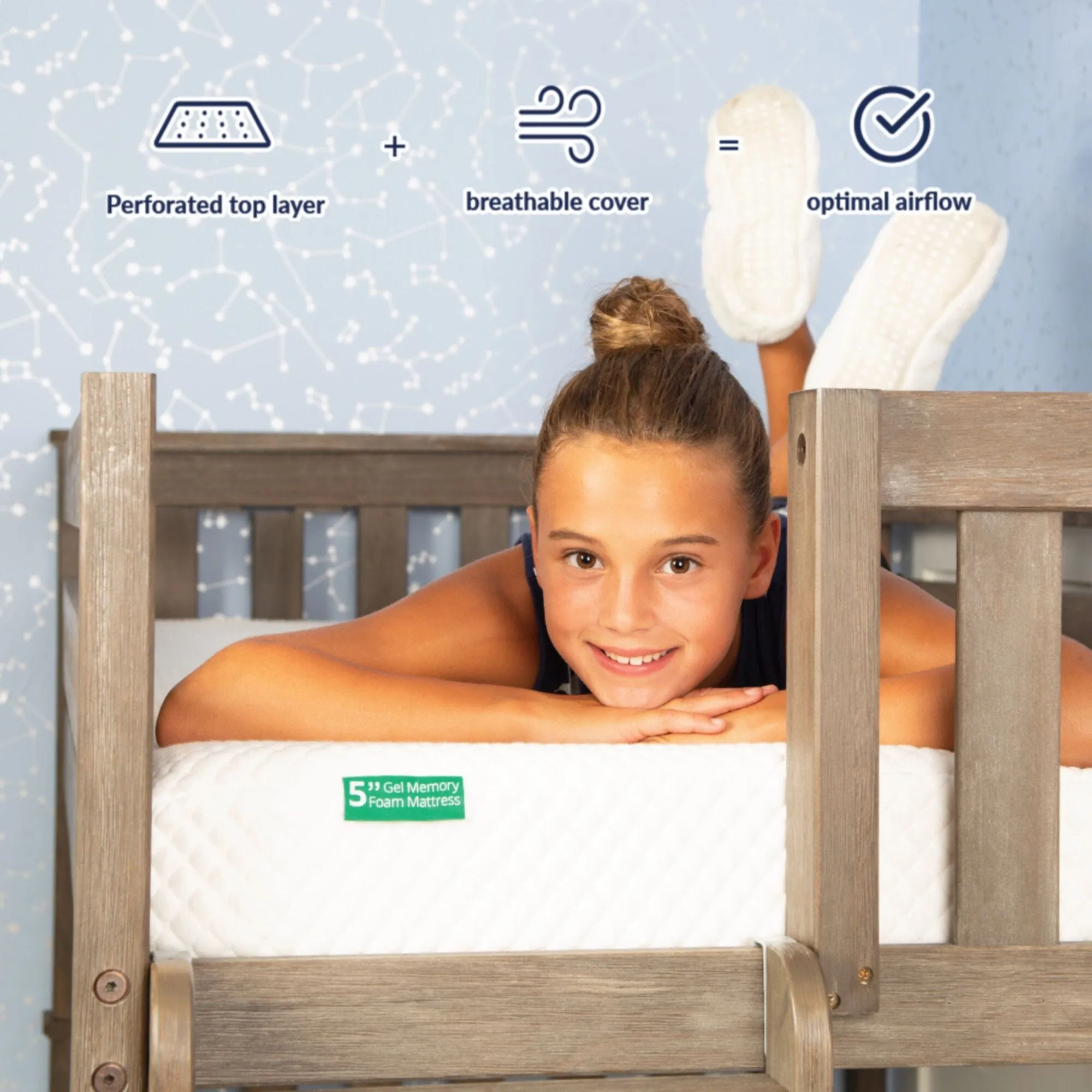 5-Inch Twin & Full Memory Foam Mattress Bundle