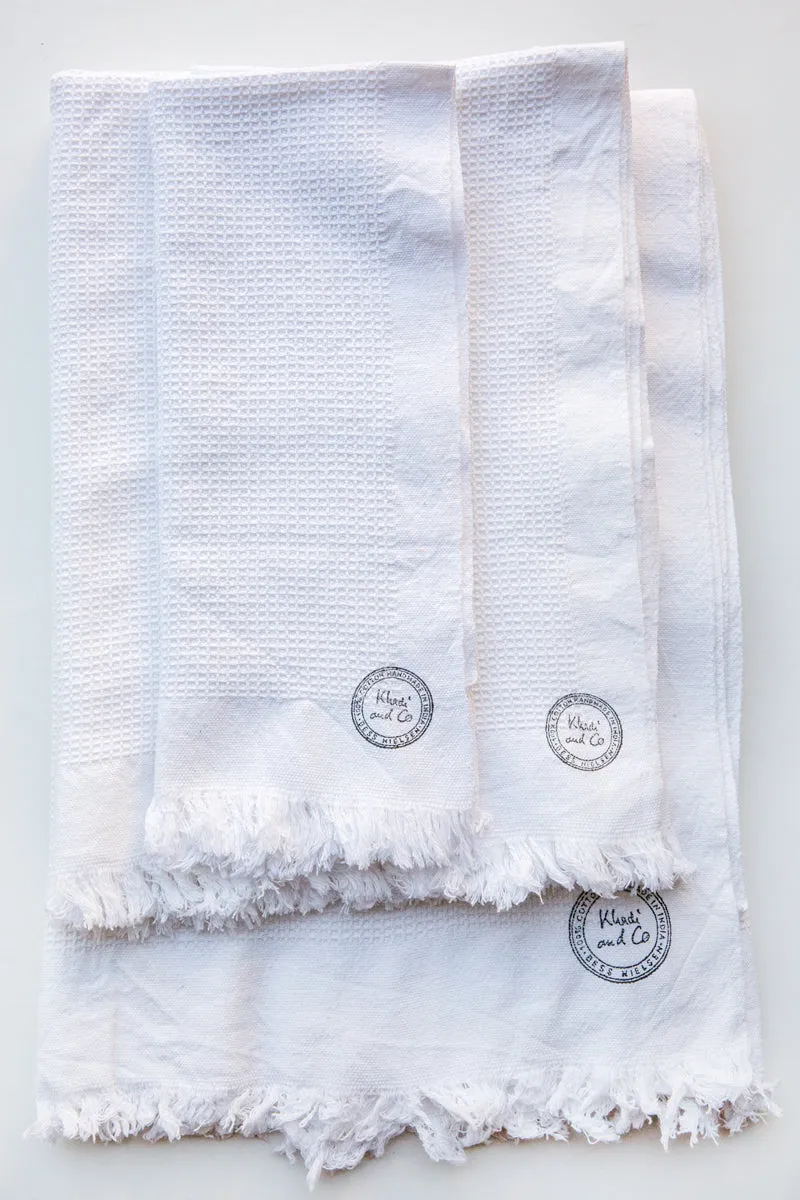 Abeille Honeycomb Towels