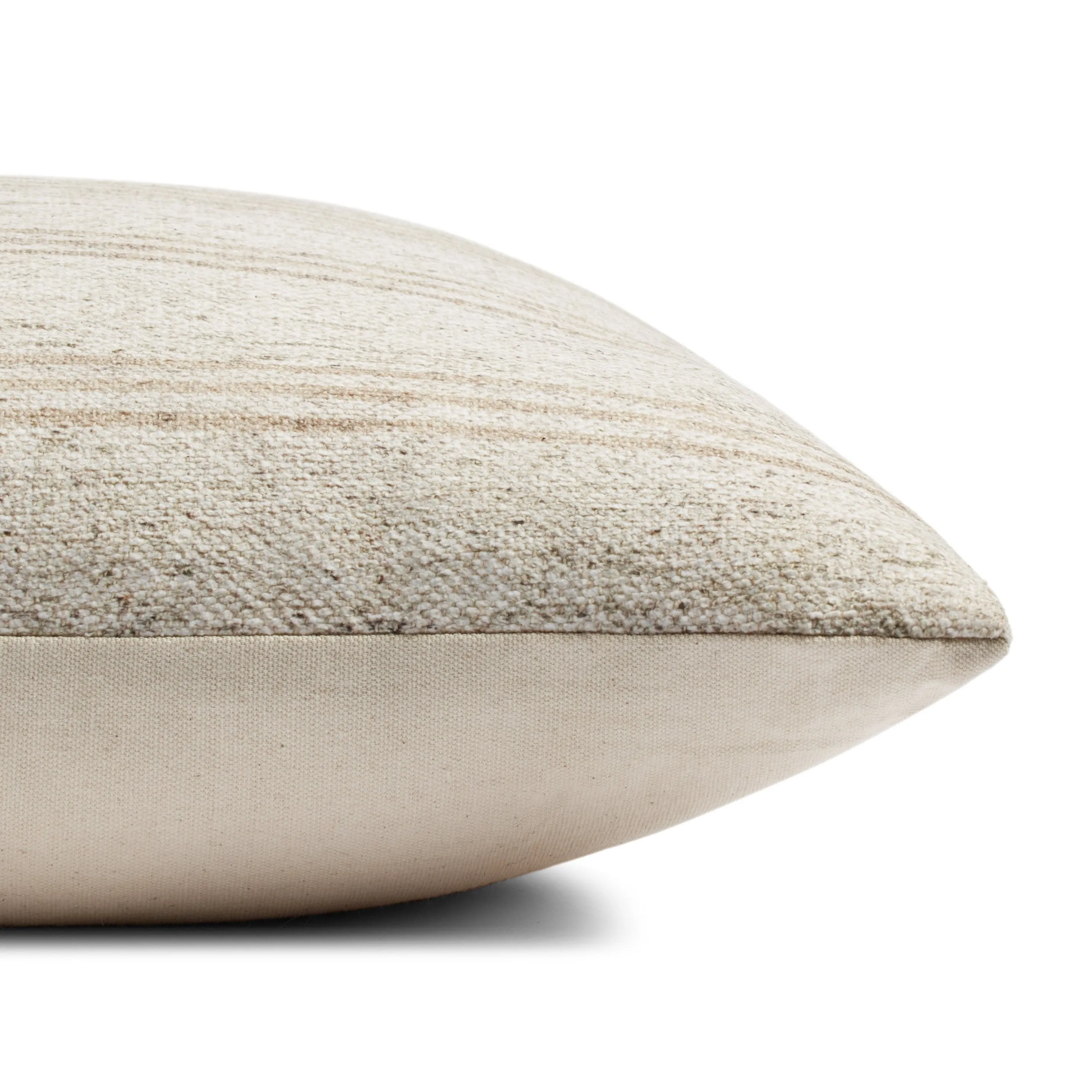 Amber Lewis x Loloi Zephyr Ivory Natural Pillow