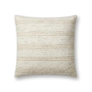 Amber Lewis x Loloi Zephyr Ivory Natural Pillow