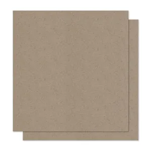 American Crafts - Smooth Cardstock 12"X12" Kraft