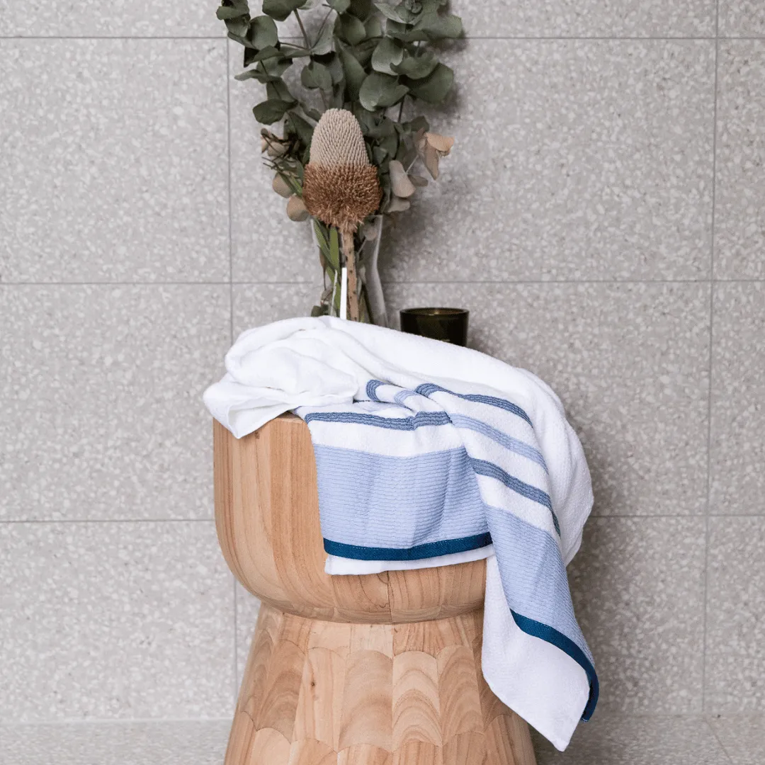 Bamboo Linear Stripe Towels