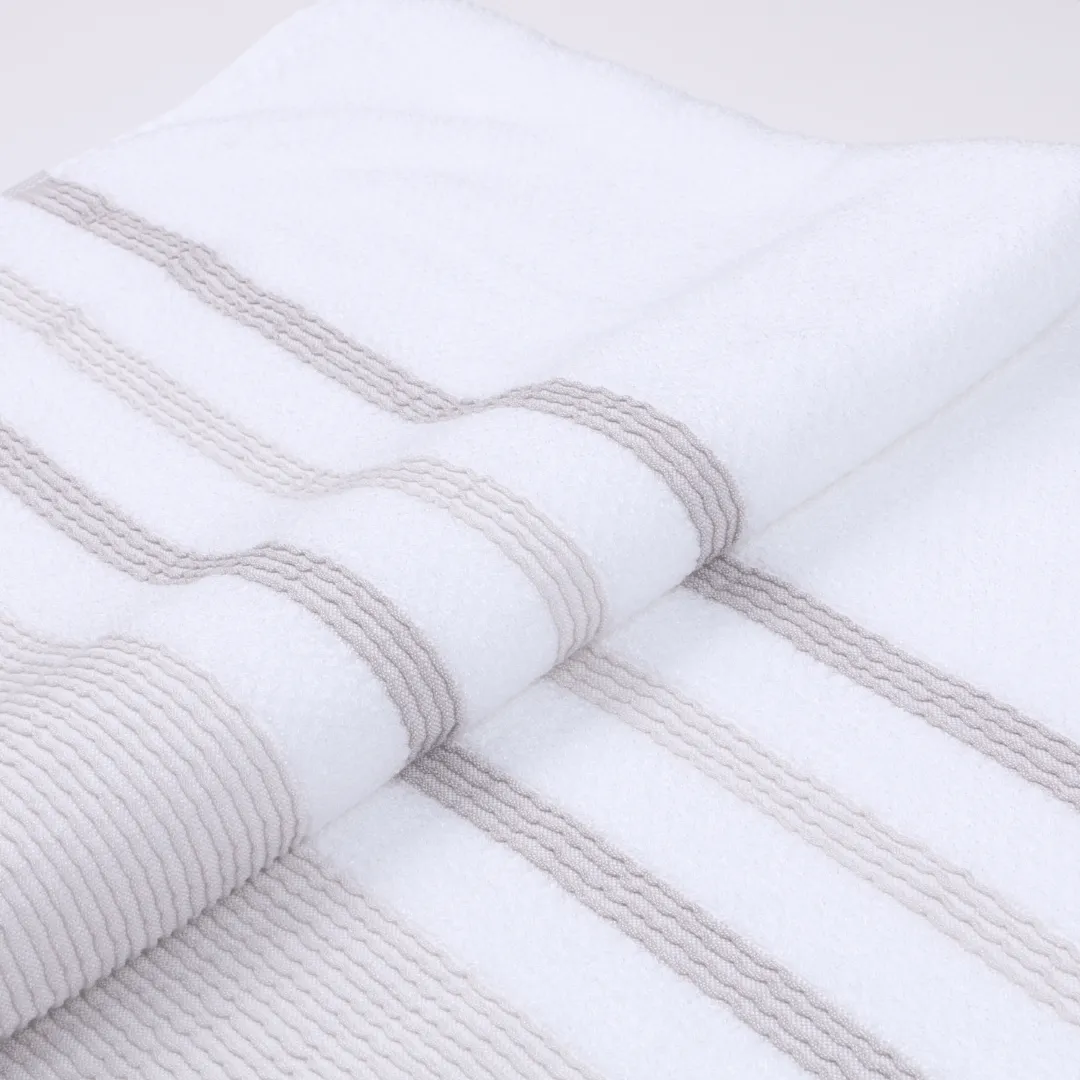 Bamboo Linear Stripe Towels