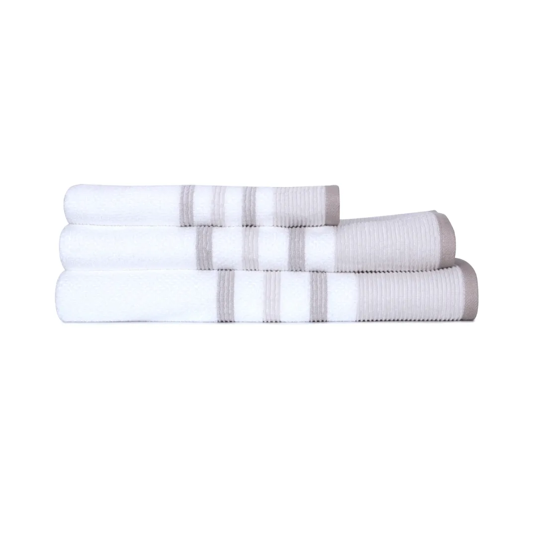 Bamboo Linear Stripe Towels