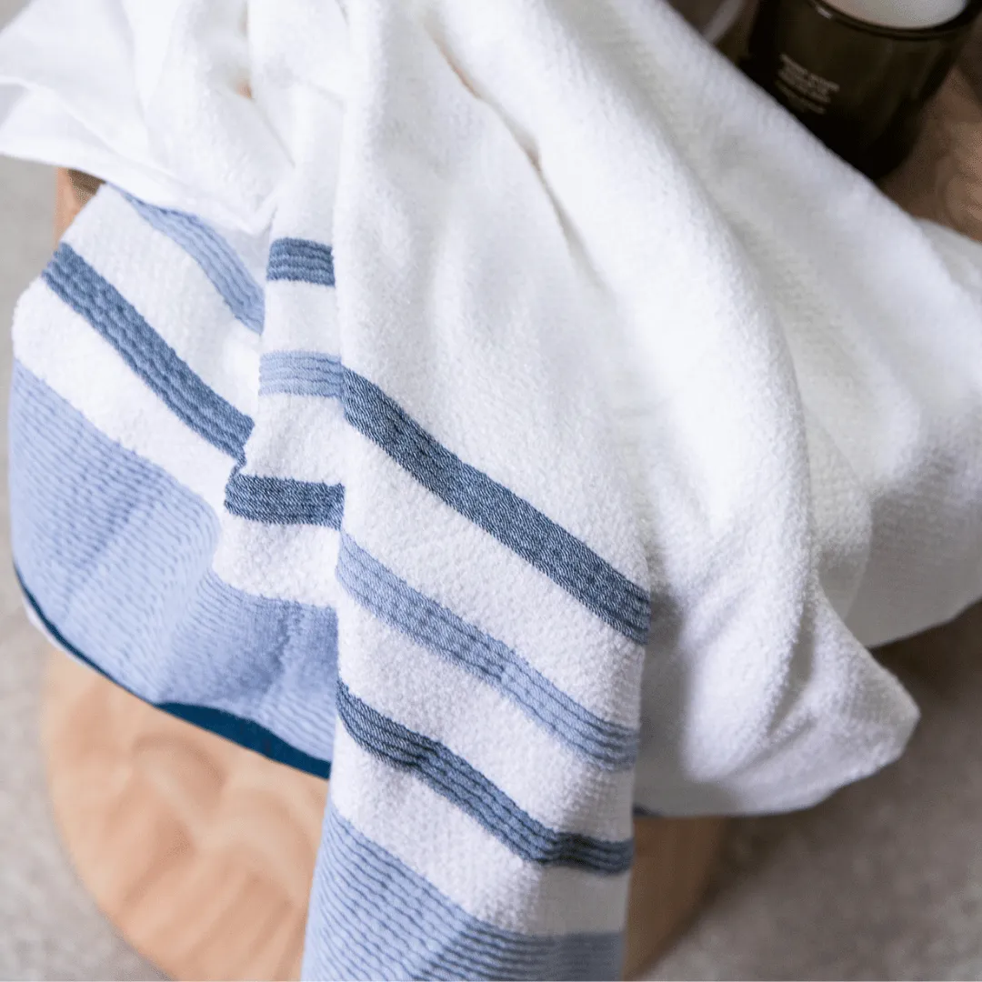 Bamboo Linear Stripe Towels