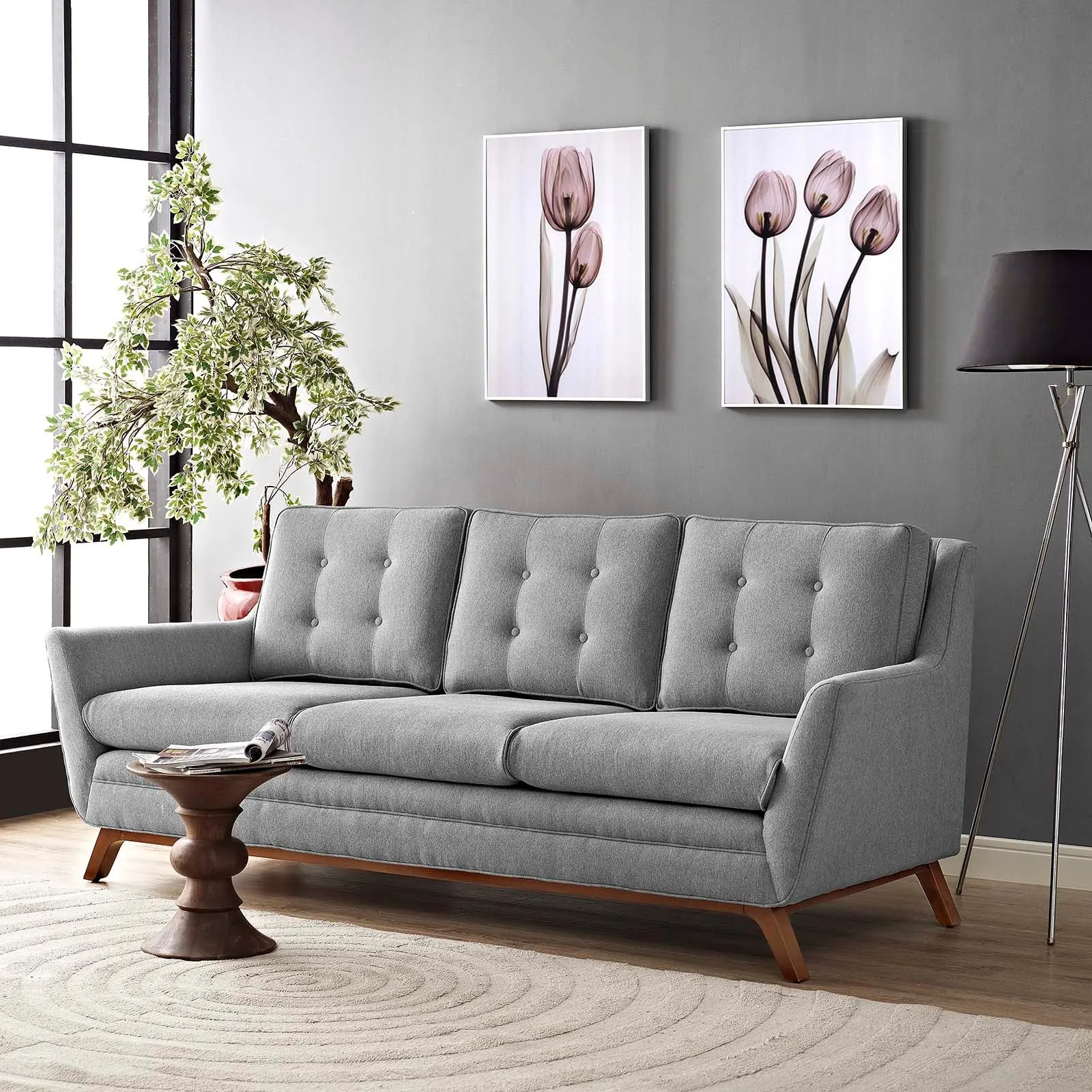 Beguile Upholstered Fabric Sofa