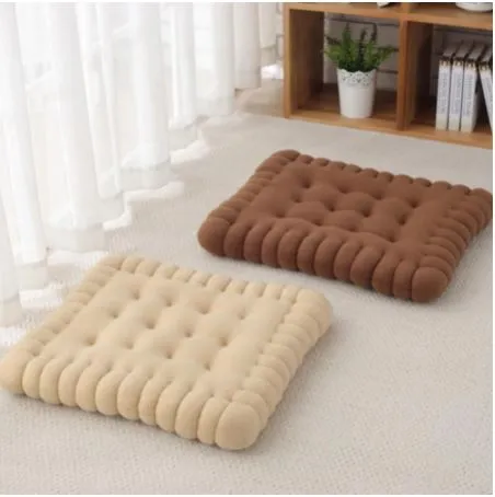 Biscuit Shape Anti-fatigue Cotton Soft Sofa Cushion