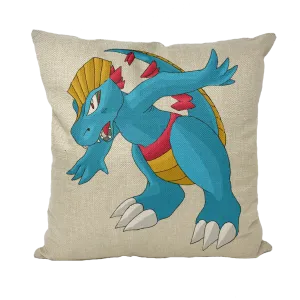 Blastdile Throw Pillows