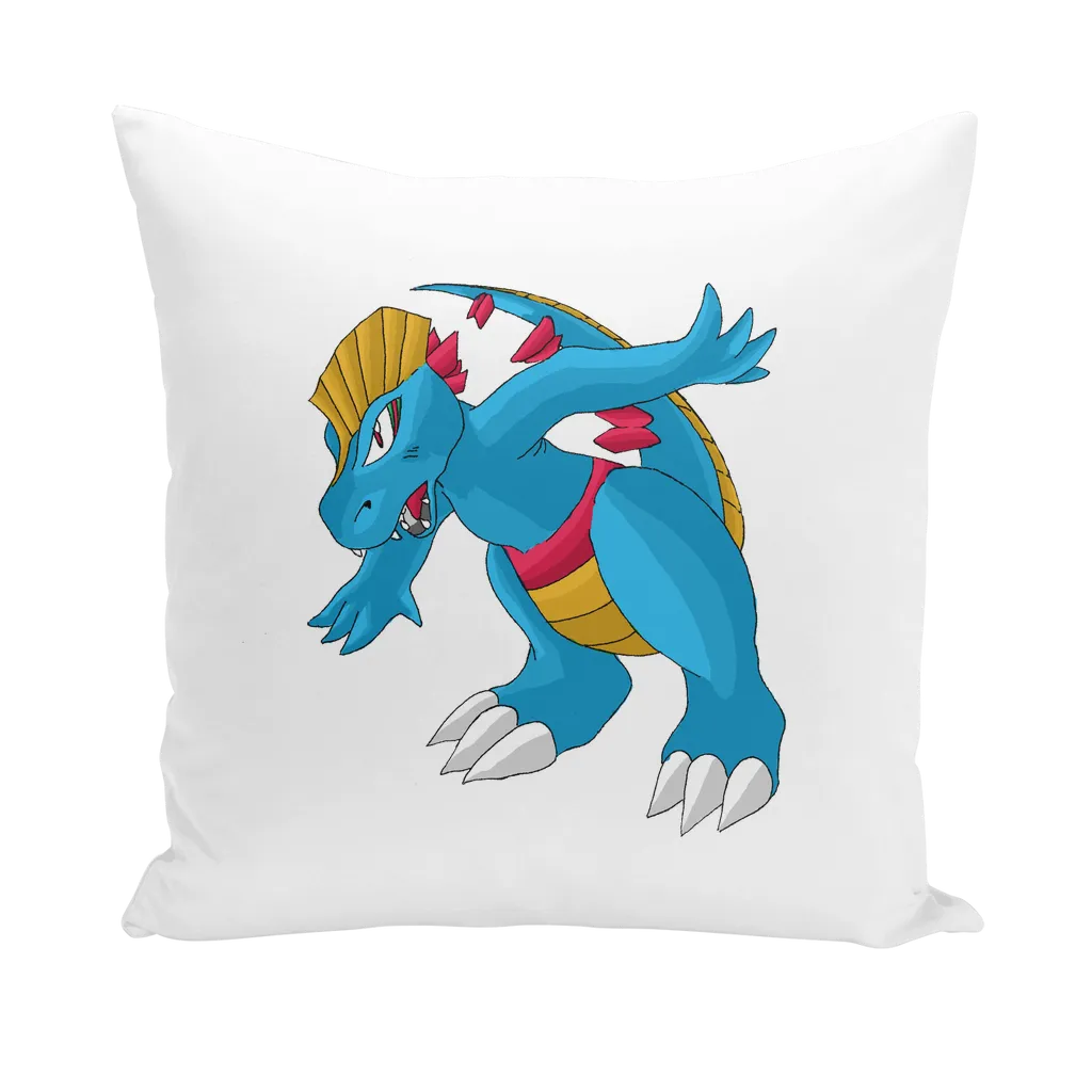 Blastdile Throw Pillows