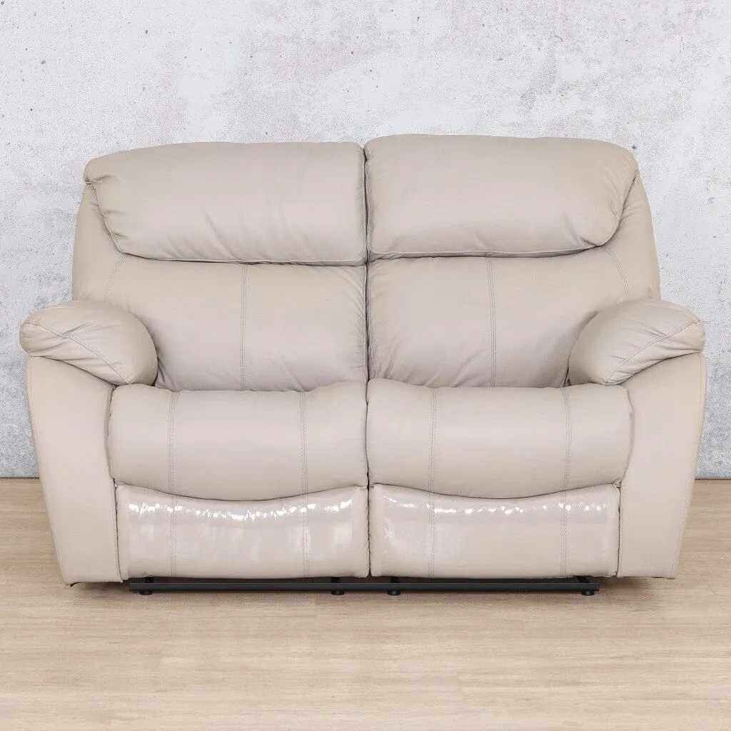 Cairo 2 Seater Leather Recliner