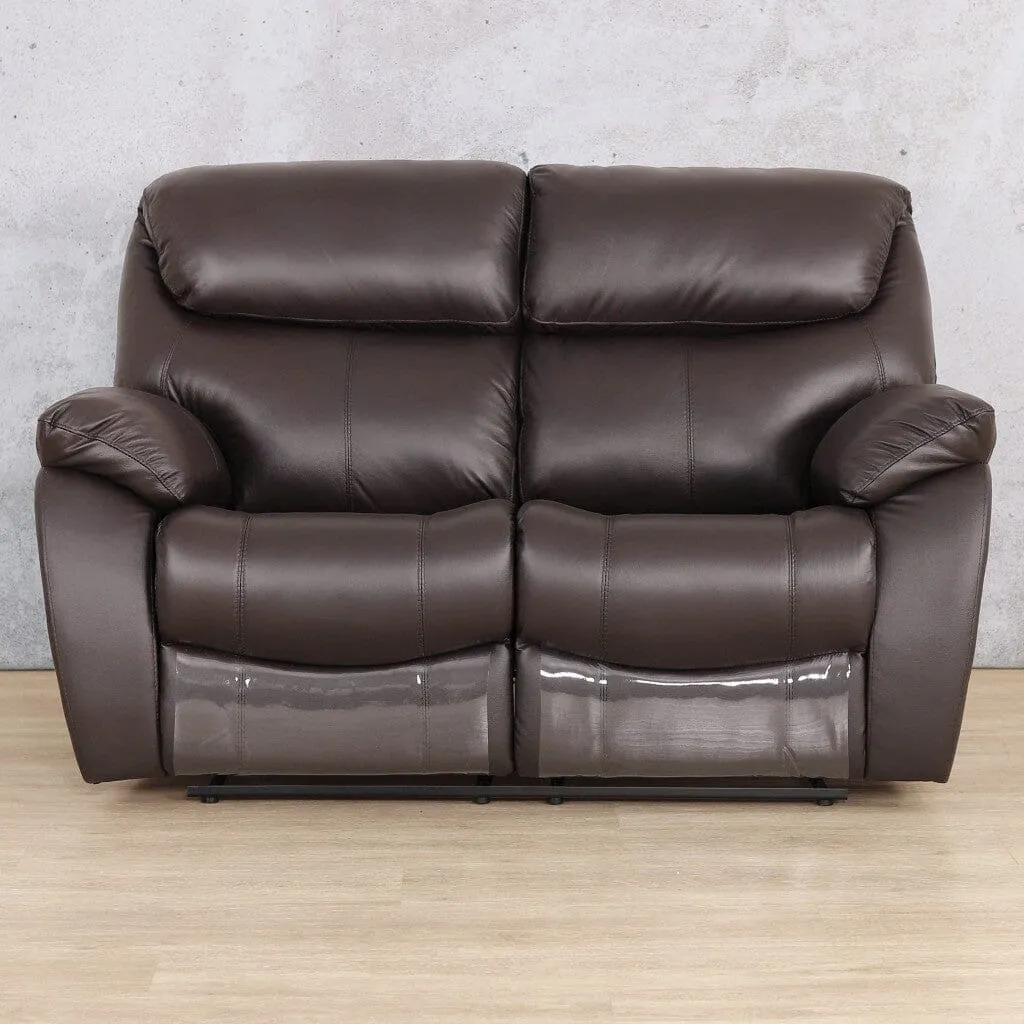 Cairo 2 Seater Leather Recliner