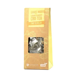 Canndid 200mg CBD Lemon & Ginger Tea Bags - 20 Bags