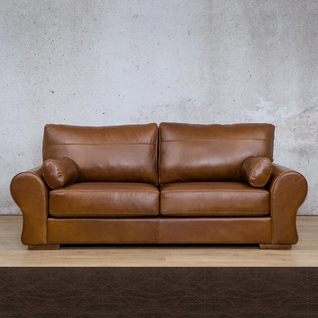 Carolina 3 Seater Leather Sofa