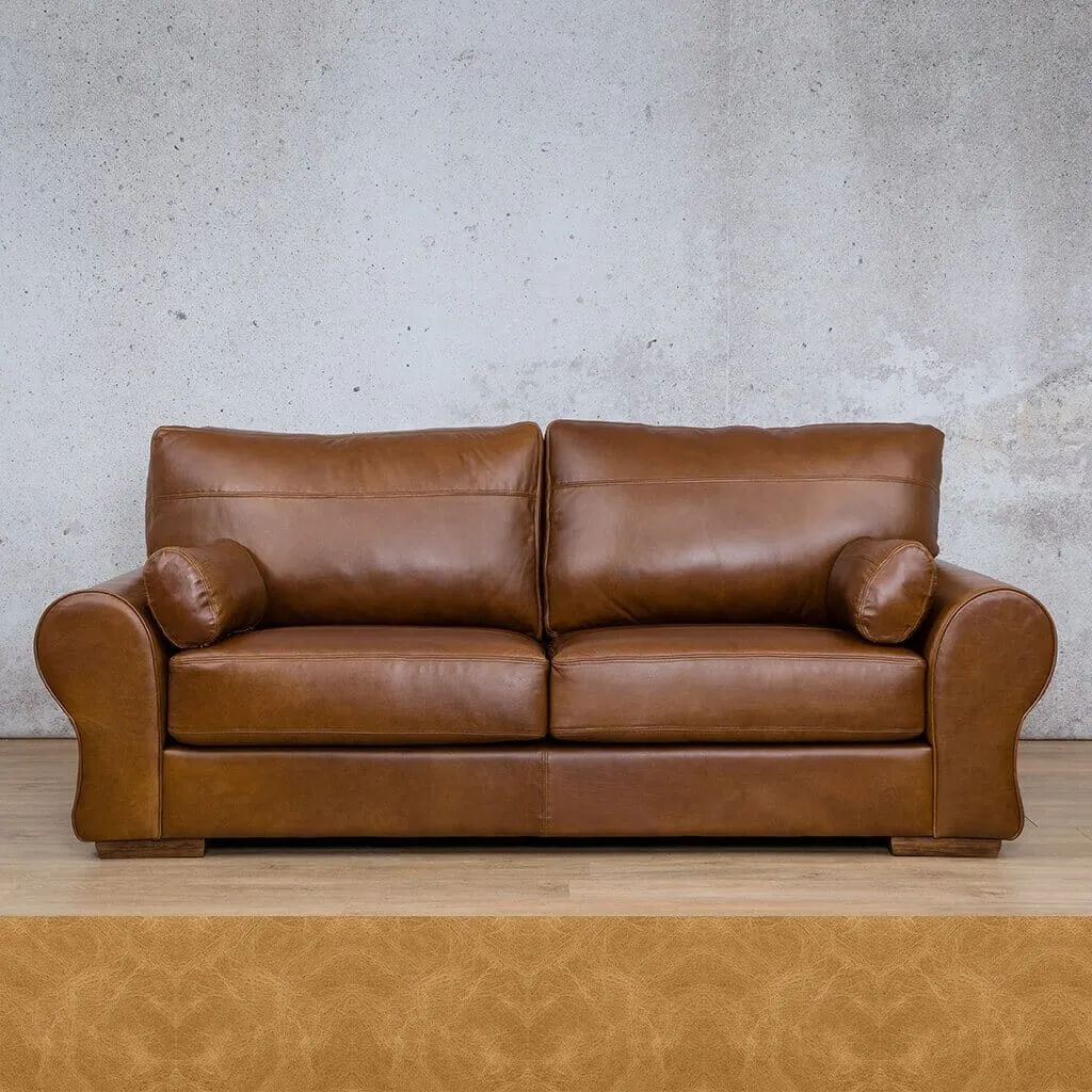 Carolina 3 Seater Leather Sofa