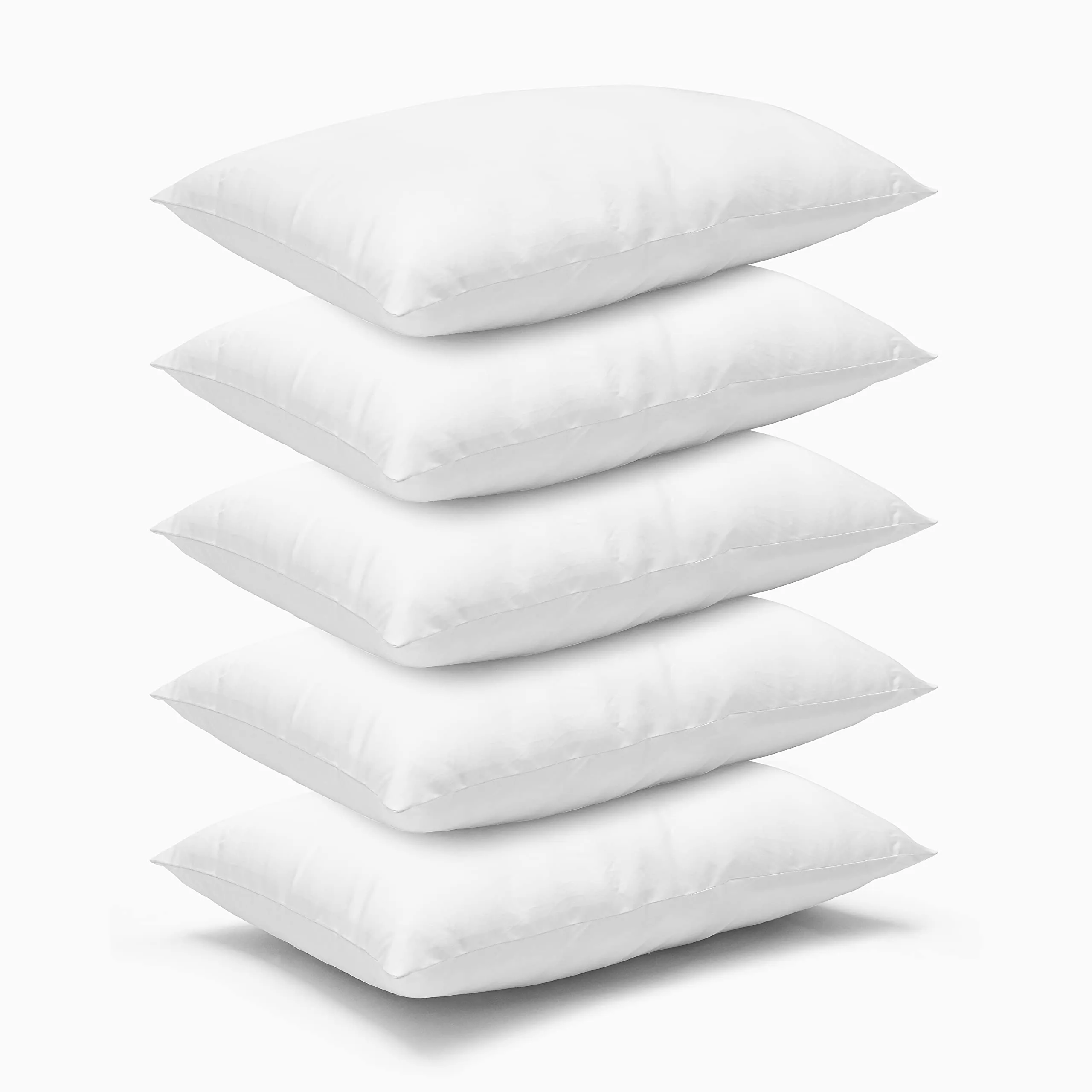 CLASORA Reliance Fibre Filled 5 Piece Pillow Set - 69" x 43", Antique White