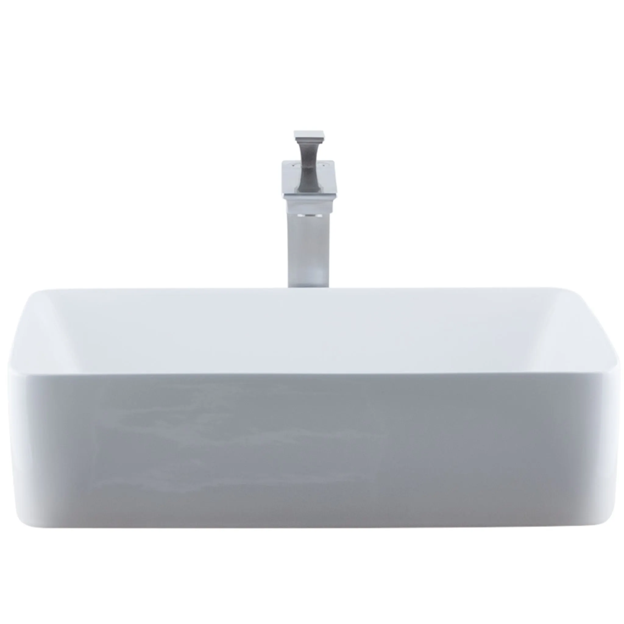 Contemporary Rectangular Porcelain Sink Combo NSFC-01321368 Series