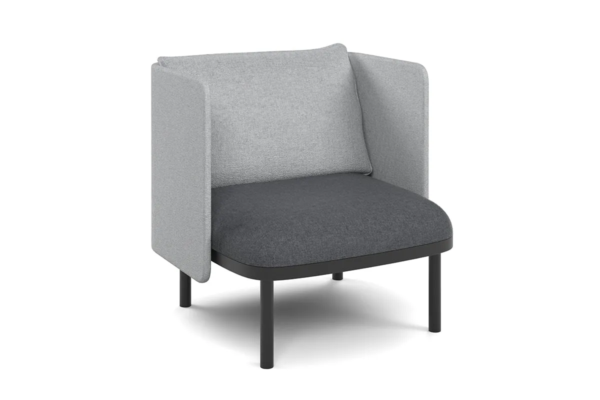 Cozy Single Seater Low Back Lounge with Cushion