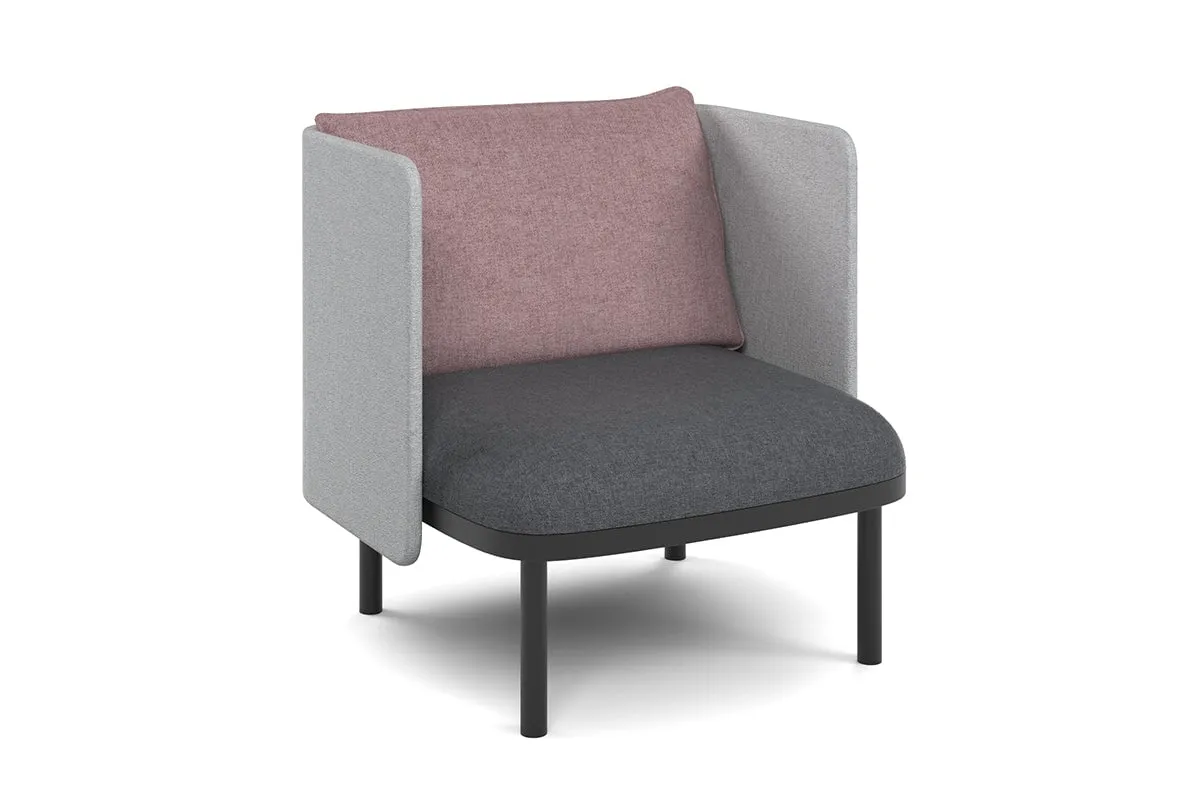 Cozy Single Seater Low Back Lounge with Cushion