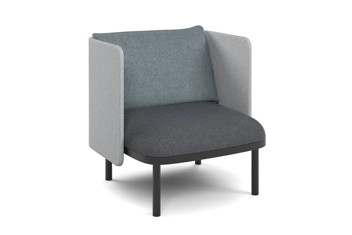 Cozy Single Seater Low Back Lounge with Cushion