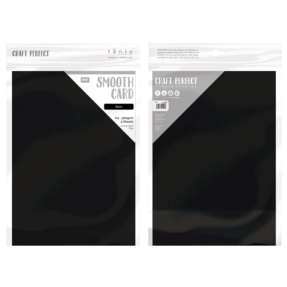 Craft Perfect -Smooth Card Black Bundle - PB12