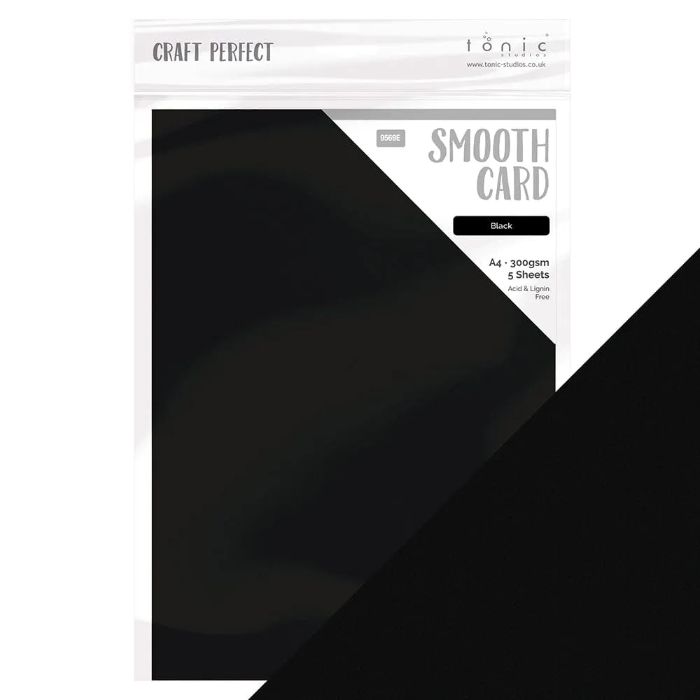 Craft Perfect -Smooth Card Black Bundle - PB12