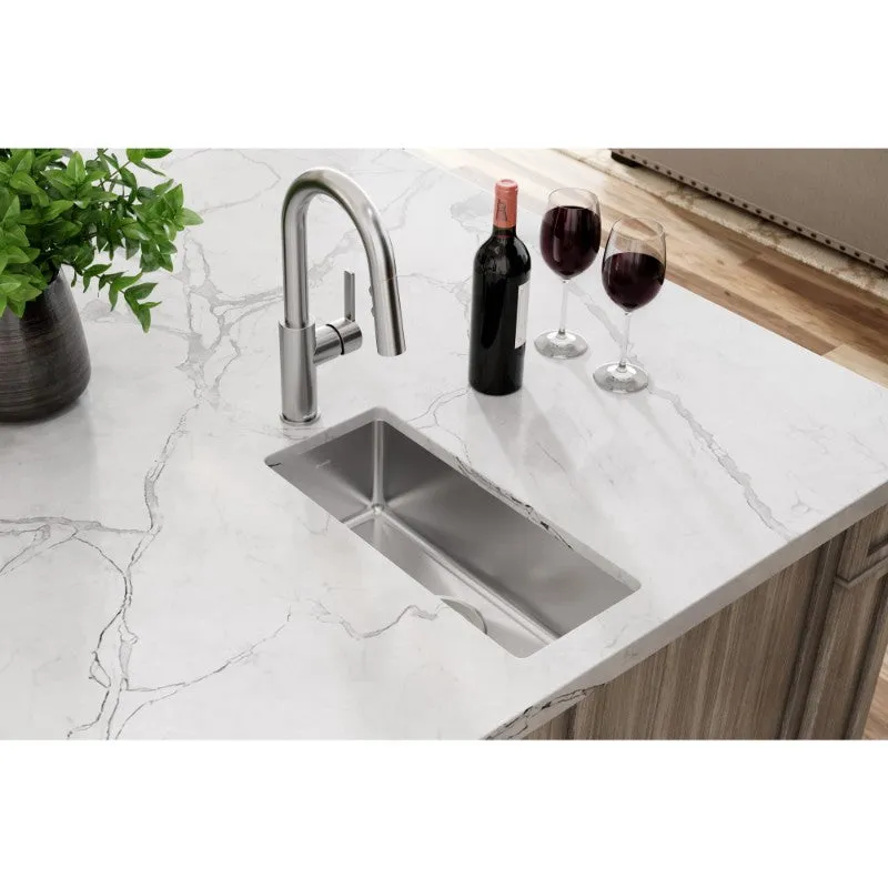 Crosstown 20.5" x 10" x 6" Stainless Steel Single-Basin Undermount Kitchen Sink