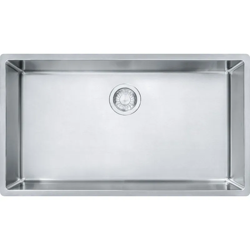 Cube 31.56" Stainless Steel Single Basin Kitchen Sink with 36" Minimum Cabinet Length