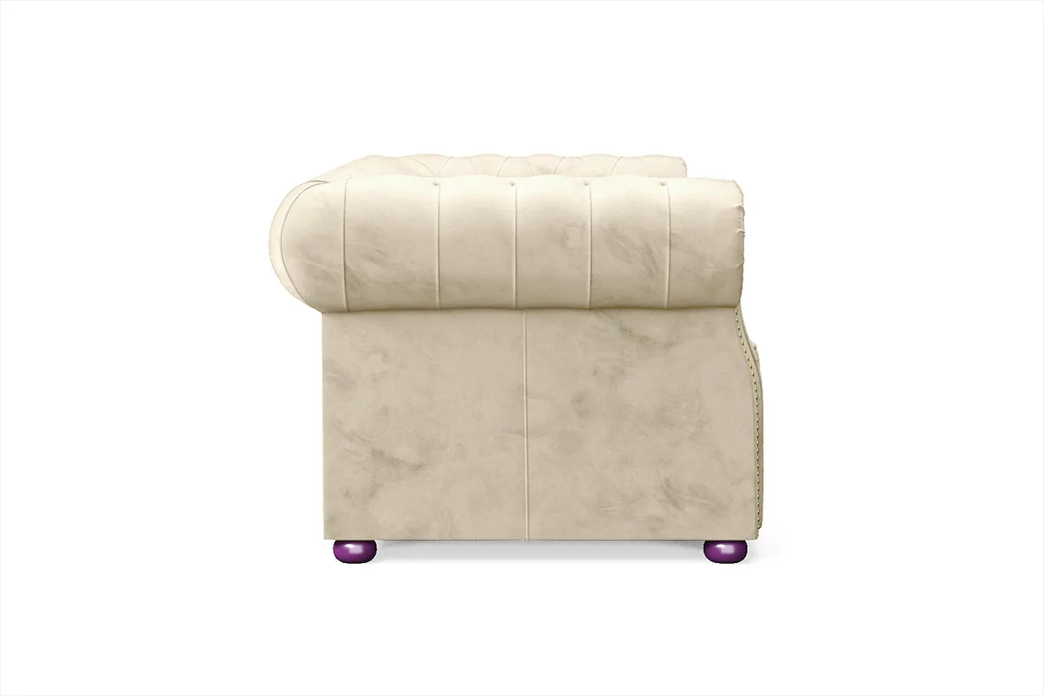 Cuneo 2 Seater Sofa Cream Velvet