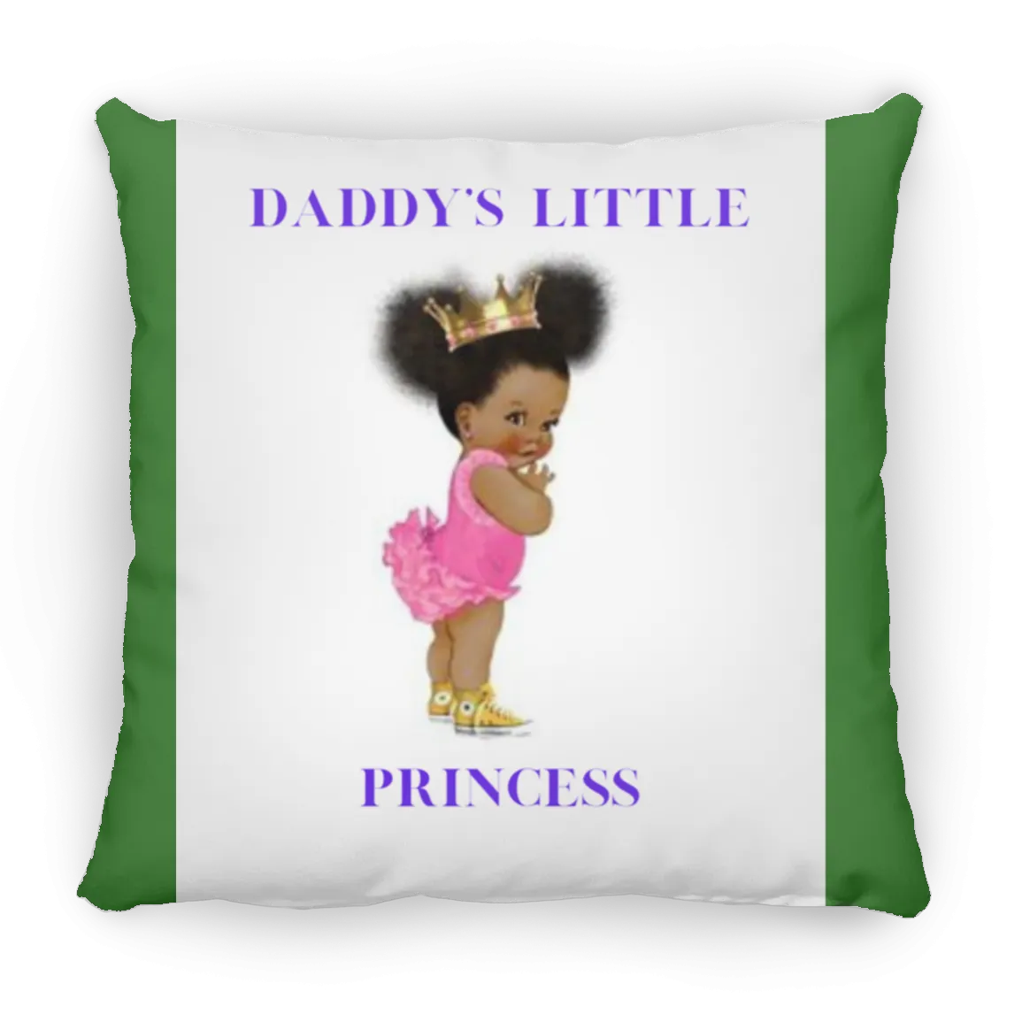 Daddy's Little Girl Large Square Pillow