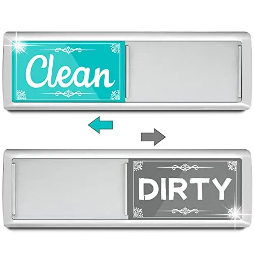 Dirty Clean Dishwasher Magnet,Clean Dirty Magnet for Dishwasher Magnet for Dishwasher Dish Bin That Says Clean Or Dirty Dish Washer Refrigerator for Kitchen Organization and Storage Necessities