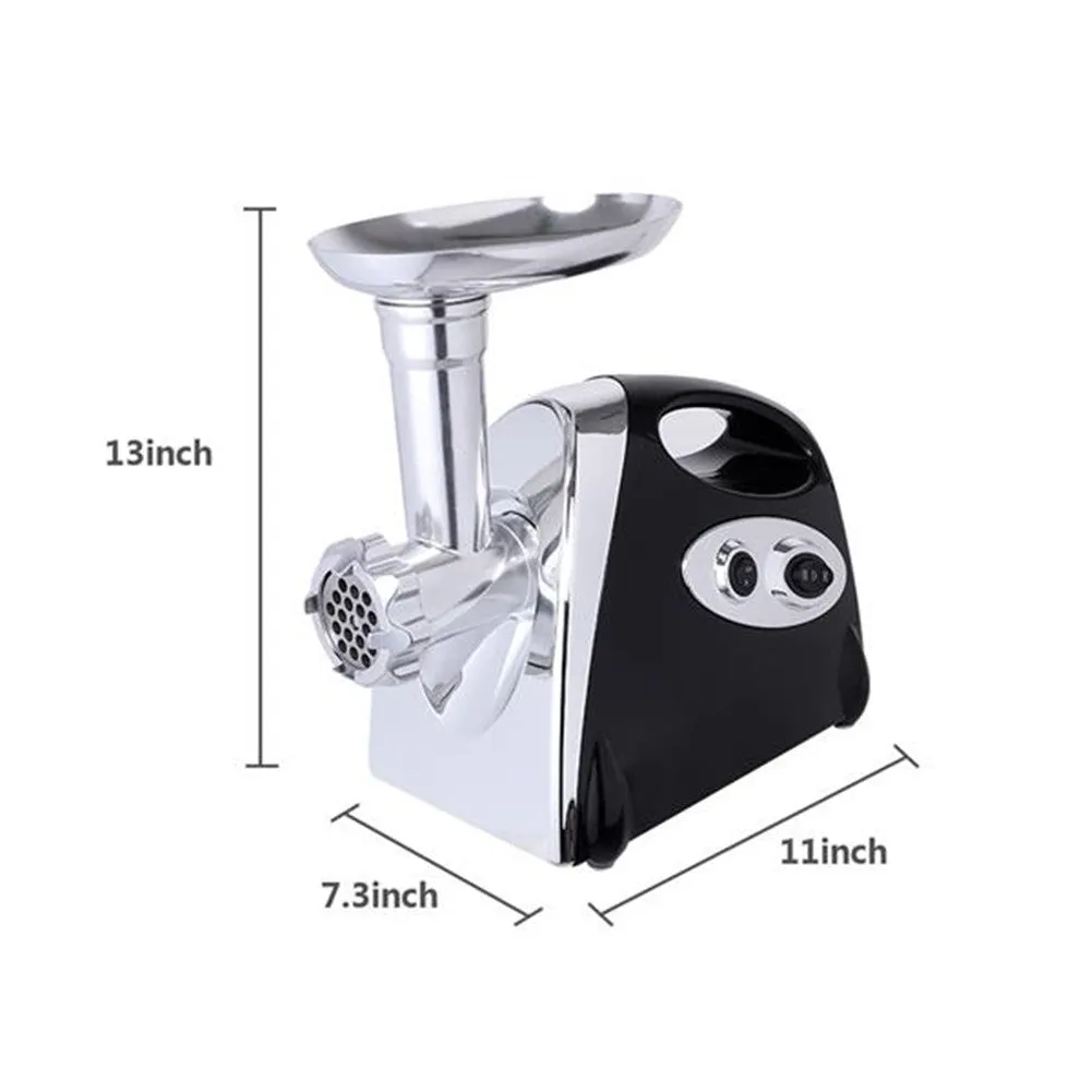 DISHYKOOKER Electric Blender Meat Grinder Sausage Stuffer Black