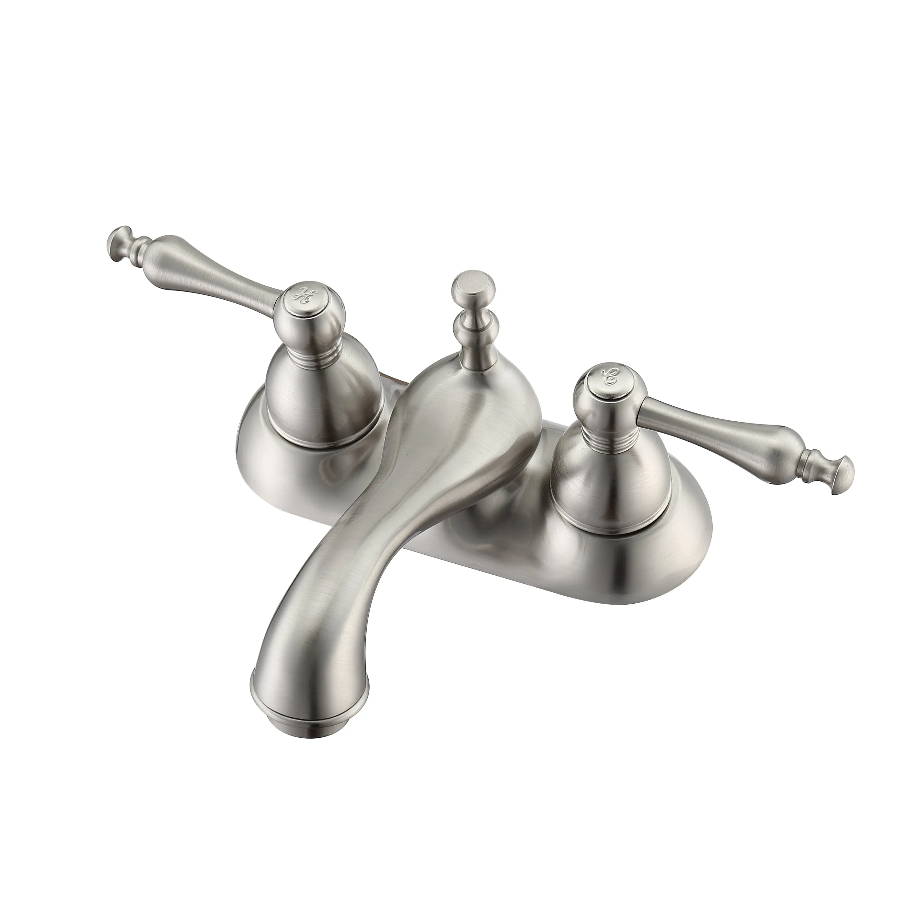 Donata 4" Centerset Lavatory Faucet with Metal Lever Handles