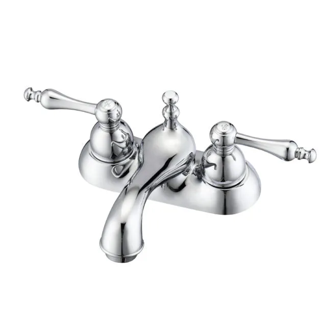 Donata 4" Centerset Lavatory Faucet with Metal Lever Handles