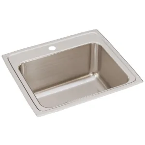 Elkay Lustertone Classic 19.5" x 22" x 10.13" Single Basin Drop-In Sink