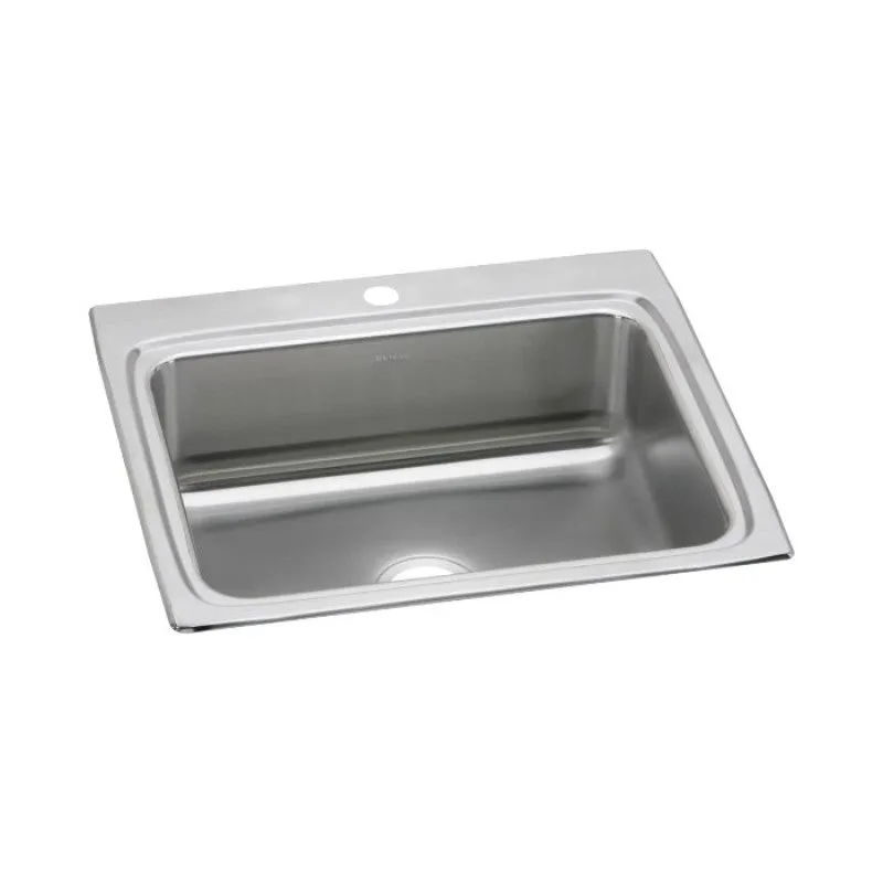 Elkay Lustertone Classic 22" x 25" x 8.13" Single Basin Drop-In Sink