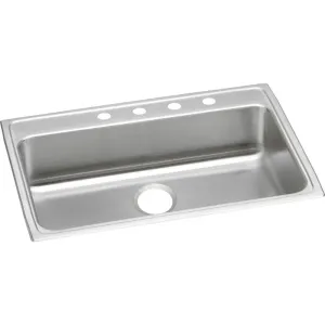 Elkay Lustertone Classic 22" x 31" x 6.5" Single Basin Drop-In Sink