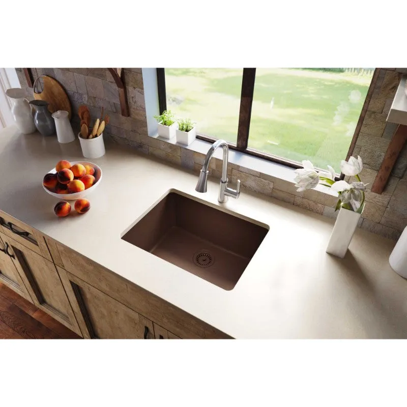 Elkay Quartz Classic 18.5" x 24.63" x 9.5" Single Basin Undermount Sink