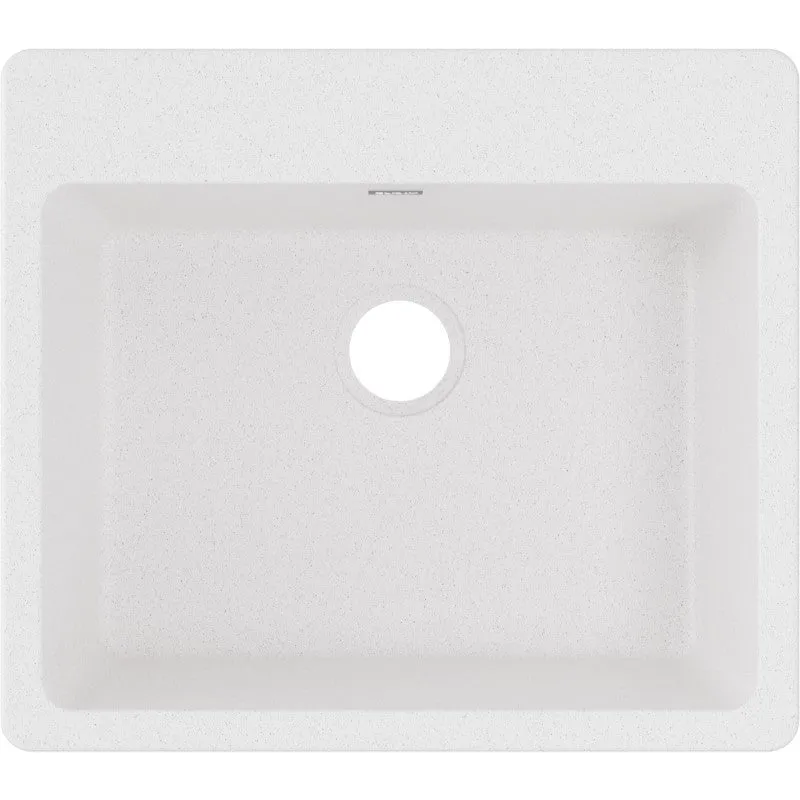 Elkay Quartz Classic 22" x 25" x 9.5" Single Basin Drop-In Sink