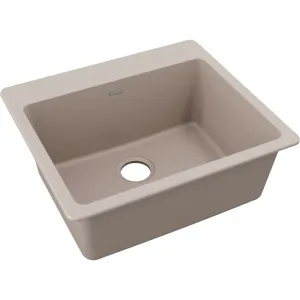 Elkay Quartz Classic 22" x 25" x 9.5" Single Basin Drop-In Sink