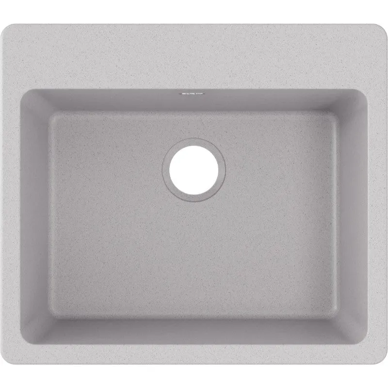 Elkay Quartz Classic 22" x 25" x 9.5" Single Basin Drop-In Sink