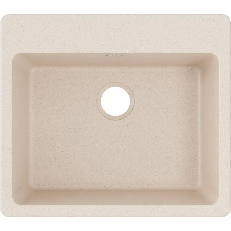 Elkay Quartz Classic 22" x 25" x 9.5" Single Basin Drop-In Sink