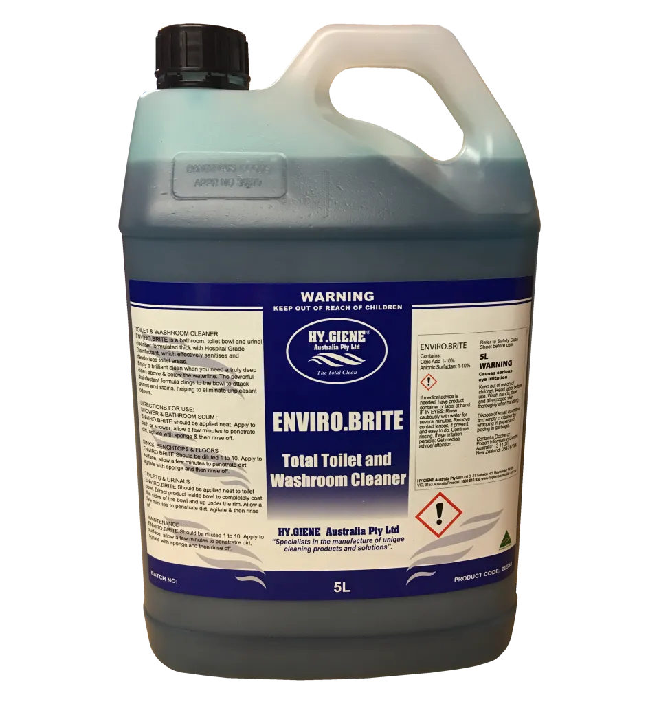 Enviro.Brite 5L Total Toilet Bathroom Cleaner & Scale Remover