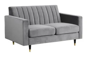 Esther Grey Love Seat