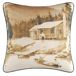 Fishing Cabin Pillow