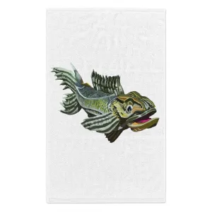 Green Fish Rally Towel, 11x18